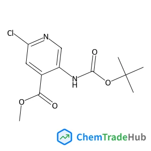 Methyl 2-chloro-5-({[(2-methyl-2-propanyl)oxy]carbonyl}amino)isonicotinate