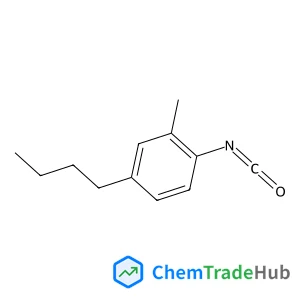 Benzene, 4-butyl-1-isocyanato-2-methyl- structure Benzene, 4-butyl-1-isocyanato-2-methyl- structure