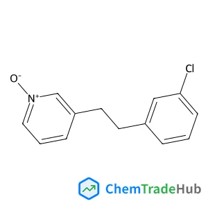 3-(3-Chlorophenylethyl)pyridine N-Oxide structure