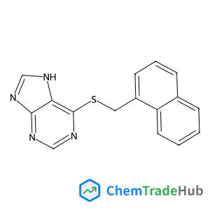 6-[(1-Naphthylmethyl)sulfanyl]-1H-purine