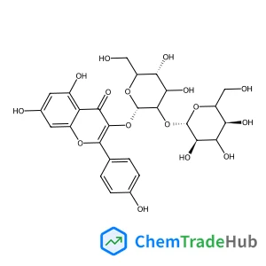 5,7-Dihydroxy-2-(4-hydroxyphenyl)-4-oxo-4H-chromen-3-yl 2-O-beta-D-glucopyranosyl-beta-D-galactopyranoside