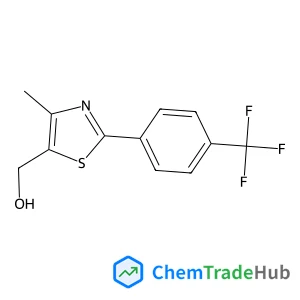 {4-Methyl-2-[4-(trifluoromethyl)phenyl]-1,3-thiazol-5-yl}methanol