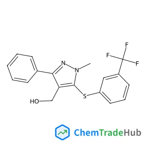 [1-METHYL-3-PHENYL-5-[3-(TRIFLUOROMETHYL)PHENYLTHIO]-1H-PYRAZOL-4-YL]METHANOL
