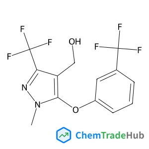 [1-METHYL-3-(TRIFLUOROMETHYL)-5-[3-(TRIFLUOROMETHYL)PHENOXY]-1H-PYRAZOL-4-YL]METHANOL