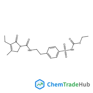 Ethyl {[4-(2-{[(3-ethyl-4-methyl-2-oxo-2,5-dihydro-1H-pyrrol-1-yl)carbonyl]amino}ethyl)phenyl]sulfonyl}carbamate