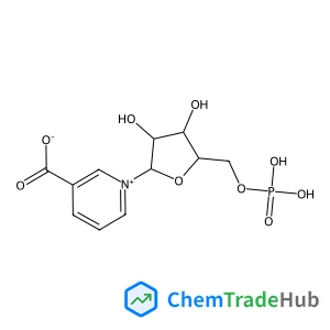 3-Carboxy-1-(5-O-phosphono-beta-D-ribofuranosyl)pyridinium