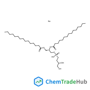 1,2-dipentadecanoyl-sn-glycero-3-phospho-(1'-rac-glycerol) (sodiuM salt) structure