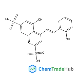 4-Hydroxy-5-((2-hydroxybenzylidene)amino)-naphthalene-2,7-disulfonic acid
