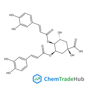 (1R,3R,4S,5R)-3,4-Bis{[(2E)-3-(3,4-dihydroxyphenyl)-2-propenoyl]oxy}-1,5-dihydroxycyclohexanecarboxylic acid