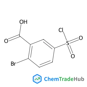 2-Bromo-5-(chlorosulfonyl)benzoic acid