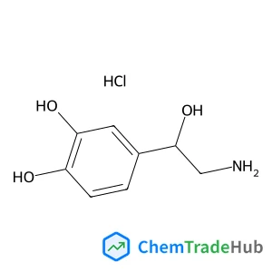 4-[(1R)-2-Amino-1-hydroxyethyl]-1,2-benzenediol hydrochloride (1:1)