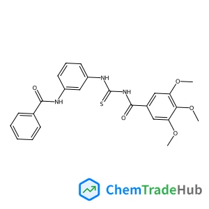 N-[[[3-[(Benzoyl)amino]phenyl]amino](thioxo)methyl]-3,4,5-trimethoxybenzamide