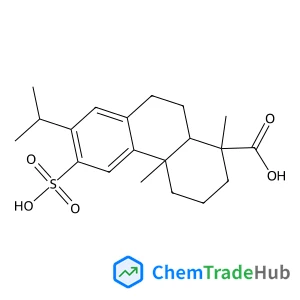 12-Sulfoabieta-8(14),9(11),12-trien-18-oic acid