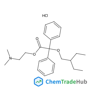 2-(Dimethylamino)ethyl (2-ethylbutoxy)(diphenyl)acetate hydrochloride (1:1)