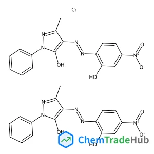 [4-{(E)-[2-(Hydroxy-kappaO)-4-nitrophenyl]diazenyl}-3-methyl-1-phenyl-1H-pyrazol-5-olato(2-)-kappaO]{4-[(E)-(2-hydroxy-4-nitrophenyl)diazenyl]-3-methyl-1-phenyl-1H-pyrazol-5-olato-kappaO}chromium