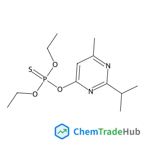 O,O-Diethyl O-(2-isopropyl-6-methyl-4-pyrimidinyl) phosphorothioate