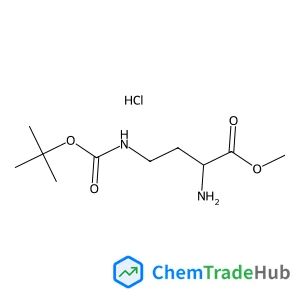 Methyl (2S)-2-amino-4-({[(2-methyl-2-propanyl)oxy]carbonyl}amino)butanoate hydrochloride (1:1)
