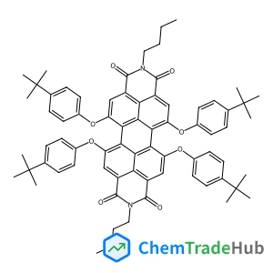 2,9-Dibutyl-5,6,12,13-tetrakis[4-(2-methyl-2-propanyl)phenoxy]isoquinolino[4',5',6':6,5,10]anthra[2,1,9-def]isoquinoline-1,3,8,10(2H,9H)-tetrone
