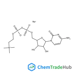 Sodium 5'-O-[({[2-(trimethylammonio)ethoxy]phosphinato}oxy)phosphinato]cytidine