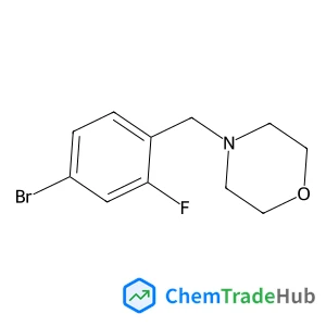 4-(4-Bromo-2-fluorobenzyl)morpholine structure