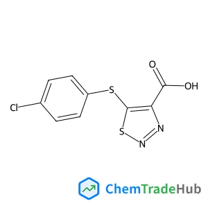 5-[(4-Chlorophenyl)sulfanyl]-1,2,3-thiadiazole-4-carboxylic acid