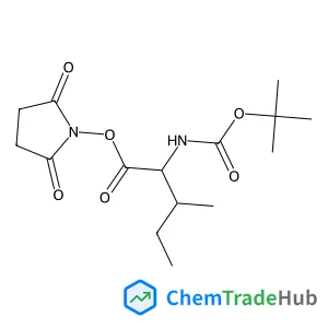 2,5-Dioxo-1-pyrrolidinyl N-{[(2-methyl-2-propanyl)oxy]carbonyl}isoleucinate