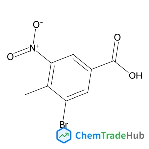 3-Bromo-4-methyl-5-nitrobenzoic acid