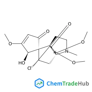 (1R,1'S,5R,6'S,8'S)-8'-Chloro-5-hydroxy-2',3',4-trimethoxy-10'-methyl-10'-azaspiro[cyclopentane-1,7'-tricyclo[4.3.3.0~1,6~]dodecane]-2',3-diene-2,4'-dione