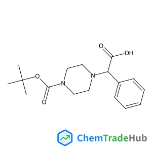 (4-{[(2-Methyl-2-propanyl)oxy]carbonyl}-1-piperazinyl)(phenyl)acetic acid