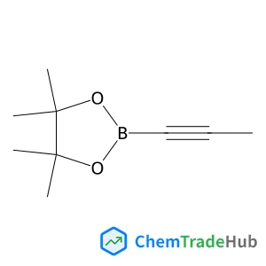 4,4,5,5-Tetramethyl-2-(1-propyn-1-YL)-1,3,2-dioxaborolane structure