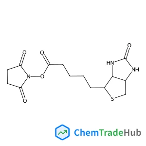 1-({5-[(3aS,4S,6aR)-2-Oxohexahydro-1H-thieno[3,4-d]imidazol-4-yl]pentanoyl}oxy)-2,5-pyrrolidinedione