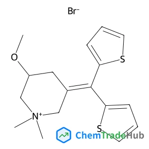 3-(Di-2-thienylmethylene)-5-methoxy-1,1-dimethylpiperidinium bromide