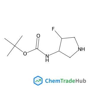 2-Methyl-2-propanyl (4-fluoro-3-pyrrolidinyl)carbamate