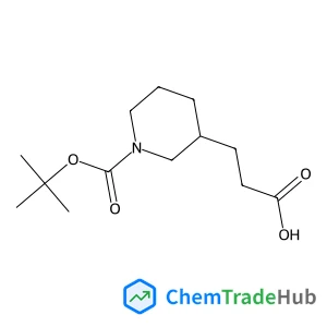 3-(1-{[(2-Methyl-2-propanyl)oxy]carbonyl}-3-piperidinyl)propanoic acid