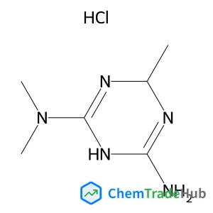 N,N,6-Trimethyl-3,6-dihydro-1,3,5-triazine-2,4-diamine hydrochloride (1:1)