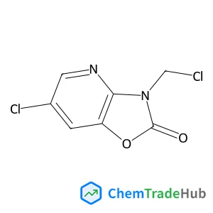 6-chloro-3-chloromethyl-3H-oxazolo[4,5-b]pyridin-2-one