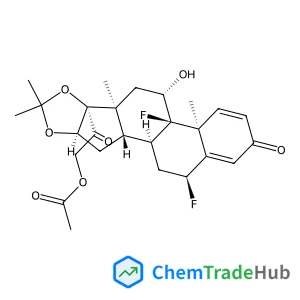 2-[(4aS,4bR,5S,6aS,6bS,9aR,10aS,10bS,12S)-4b,12-Difluoro-5-hydroxy-4a,6a,8,8-tetramethyl-2-oxo-2,4a,4b,5,6,6a,9a,10,10a,10b,11,12-dodecahydro-6bH-naphtho[2',1':4,5]indeno[1,2-d][1,3]dioxol-6b-yl]-2-ox
oethyl acetate