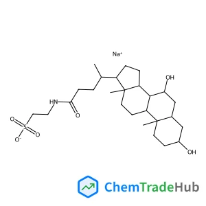 Sodium 2-{[(3alpha,5beta,7beta)-3,7-dihydroxy-24-oxocholan-24-yl]amino}ethanesulfonate