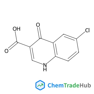 6-Chloro-4-hydroxy-3-quinolinecarboxylic acid