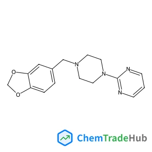 2-[4-(1,3-Benzodioxol-5-ylmethyl)-1-piperazinyl]pyrimidine