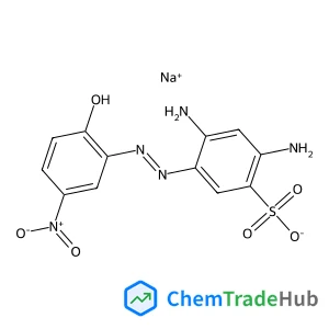 Benzenesulfonic acid, 2,4-diamino-5-((2-hydroxy-5-nitrophenyl)azo)-, monosodium salt