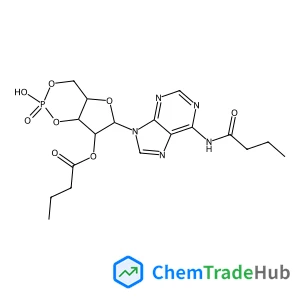 (1Z)-N-{9-[(4aR,6R,7R,7aR)-7-(Butyryloxy)-2-hydroxy-2-oxidotetrahydro-4H-furo[3,2-d][1,3,2]dioxaphosphinin-6-yl]-9H-purin-6-yl}butanimidic acid