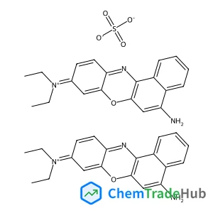 Bis[9-(diethylamino)-5H-benzo[a]phenoxazin-5-iminium] sulfate