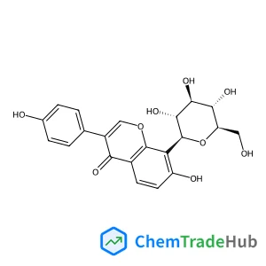 7-Hydroxy-3-(4-hydroxyphenyl)-4-oxo-4H-chromen-8-yl beta-D-glucopyranoside