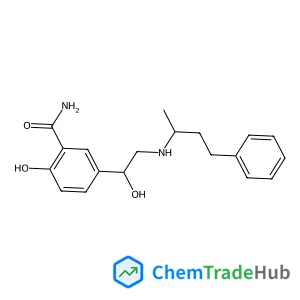 2-Hydroxy-5-{1-hydroxy-2-[(4-phenyl-2-butanyl)amino]ethyl}benzamide