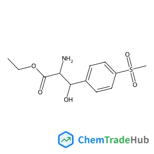 (2R,3S)-Ethyl 2-amino-3-hydroxy-3-(4-(methylsulfonyl)phenyl)propanoate