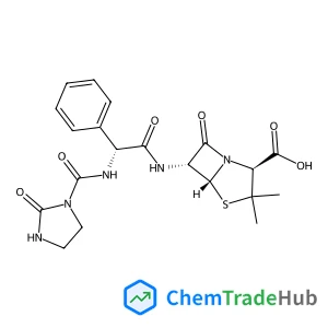 (2S,5R,6R)-3,3-Dimethyl-7-oxo-6-{[(2R)-2-{[(2-oxo-1-imidazolidinyl)carbonyl]amino}-2-phenylacetyl]amino}-4-thia-1-azabicyclo[3.2.0]heptane-2-carboxylic acid