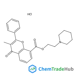 2-(1-Piperidinyl)ethyl 3-methyl-4-oxo-2-phenyl-4H-chromene-8-carboxylate hydrochloride (1:1)