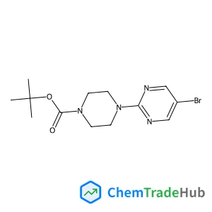 2-Methyl-2-propanyl 4-(5-bromo-2-pyrimidinyl)-1-piperazinecarboxylate