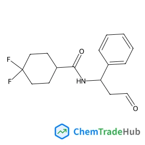 4,4-Difluoro-N-((1S)-3-oxo-1-phenylpropyl)cyclohexane-1-carboxamide